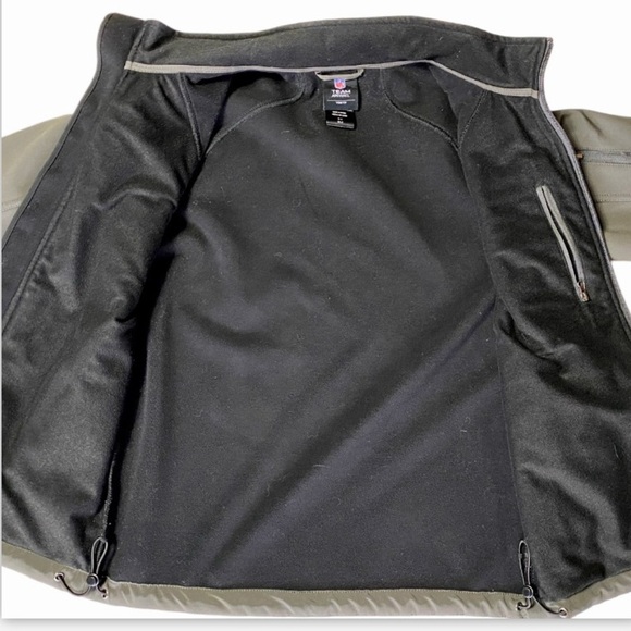 NFL Team Apparel Green Bay Packers Gray Jacket Youth Size Small (8) - Picture 8 of 14